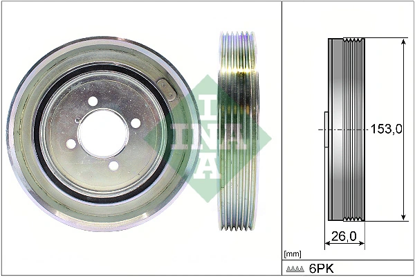Belt Pulley, crankshaft